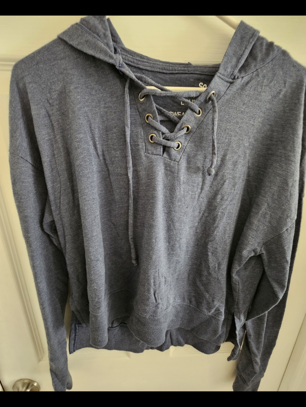 SO Lace-Up Hoodie